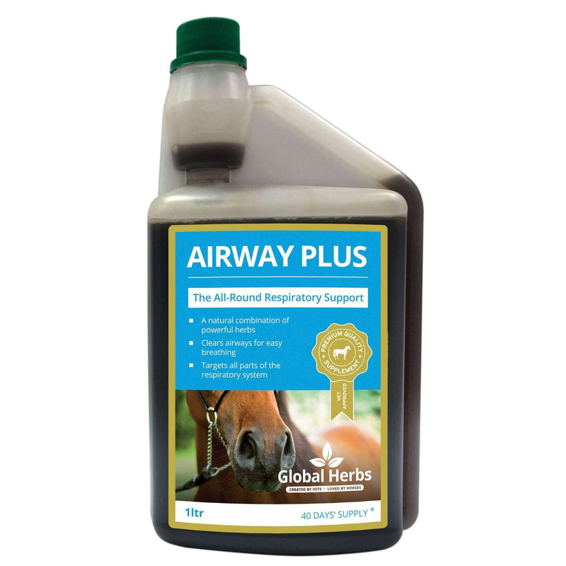 Global Herbs Airway Plus Liquid 1L - Percys Pet Products
