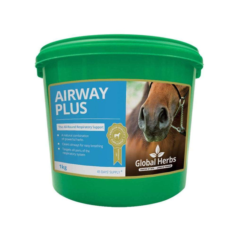Global Herbs Airway Plus Powder 1kg - Percys Pet Products