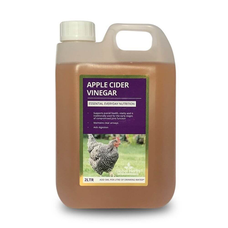 Global Herbs Apple Cider Vinegar (Chicken) 2L - Percys Pet Products