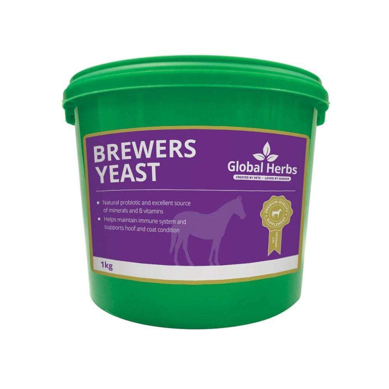 Global Herbs Brewers Yeast 1kg - Percys Pet Products