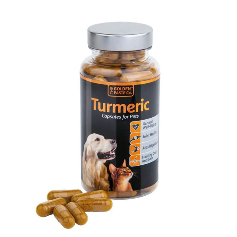 Golden Paste Turmeric for Pets 90 Capsules - Percys Pet Products