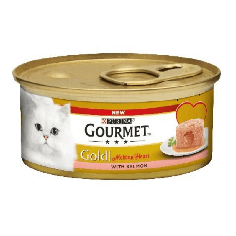 Gourmet Gold Savoury Cake Salmon Cat Food 12 x 85g - Percys Pet Products
