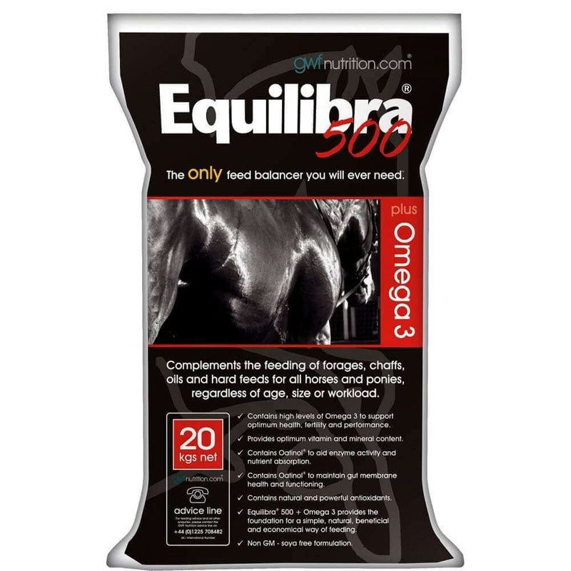 GWF Nutrition Equilibra 500 & Omega 3 20kg - Percys Pet Products
