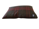 Handmade Country Check Cushion Dog Bed - Percys Pet Products