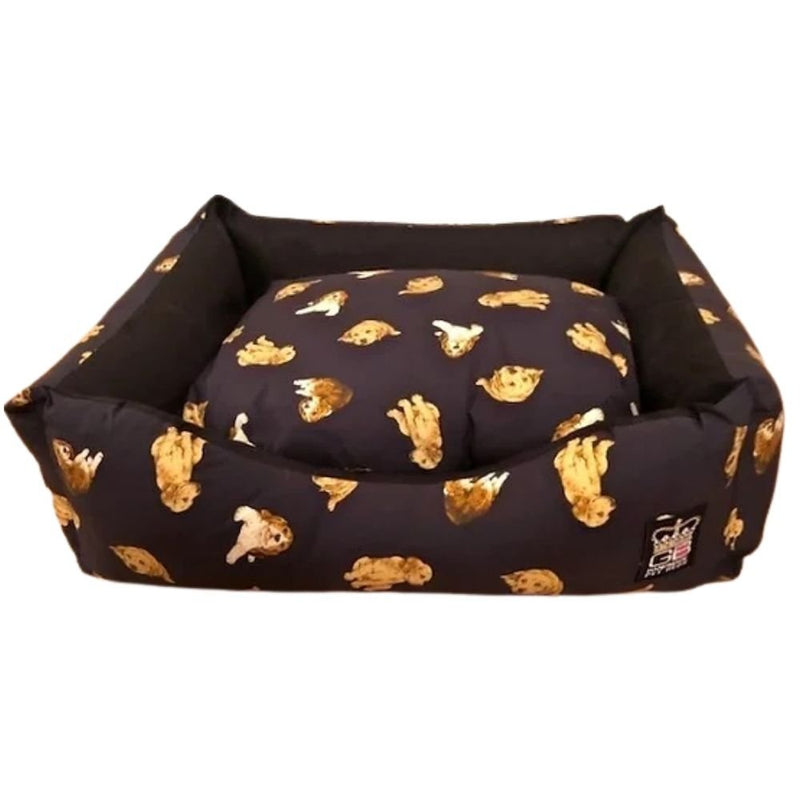 Handmade Quirky Print Nature Dogs Settee Dog Bed - Percys Pet Products