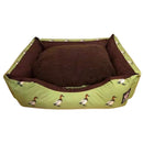 Handmade Quirky Print Nature Ducks Settee Dog Bed - Percys Pet Products