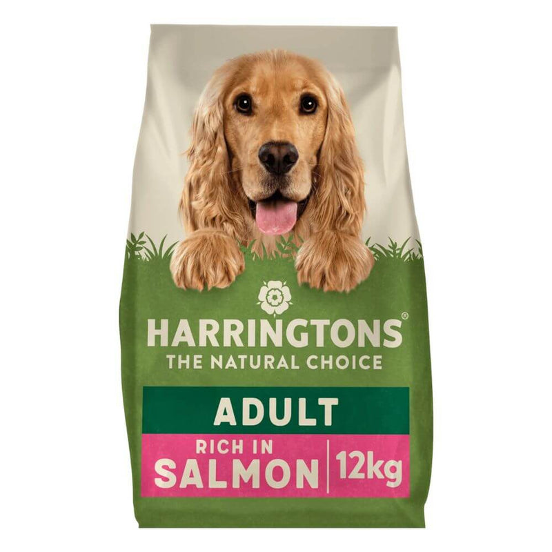 Harringtons Dog Adult Rice in Salmon & Potato 12kg - Percys Pet Products