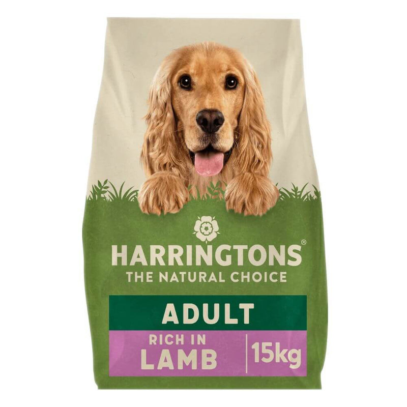 Harringtons Dog Adult Rich in Lamb & Rice 15kg - Percys Pet Products