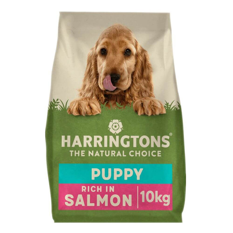 Harringtons Dry Puppy Food in Salmon & Rice 10kg - Percys Pet Products