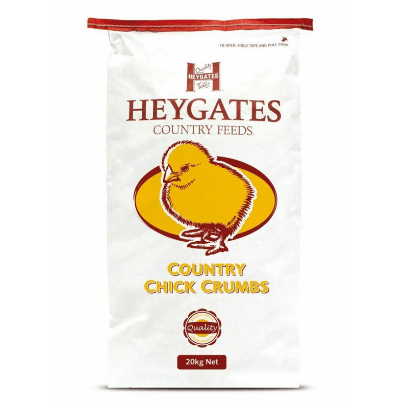 Heygates Baby Chick Crumbs + Coccidiostat 20kg - Percys Pet Products