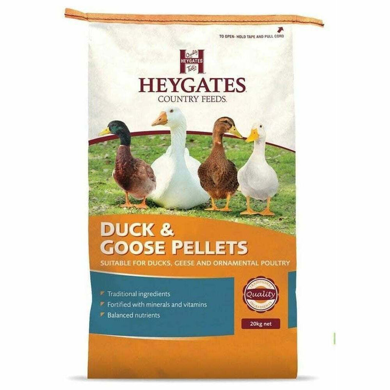Heygates Duck & Goose Grower / Finisher Pellets 20kg - Percys Pet Products