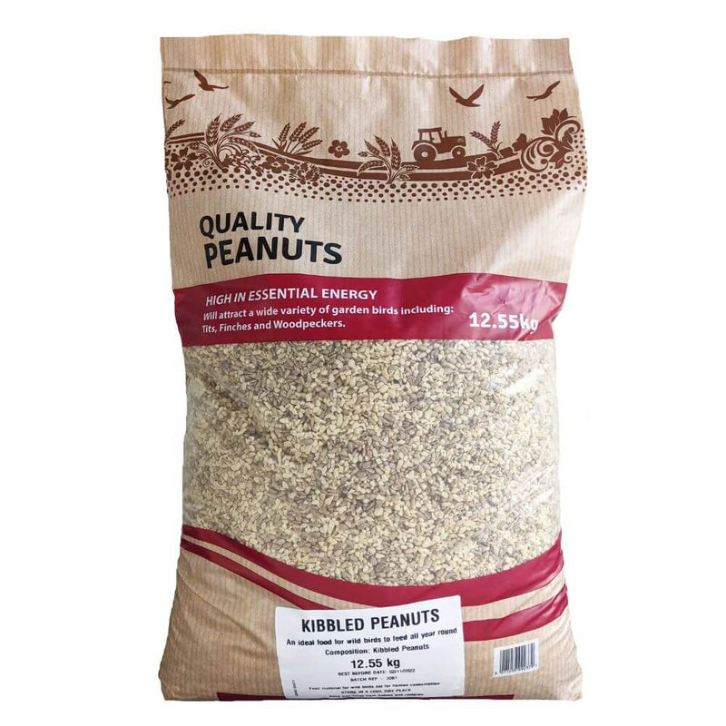 Hutton Mill Kibbled Peanuts Feed for Wild Birds 12.55kg - Percys Pet Products
