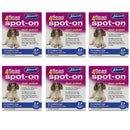 Johnsons 4Fleas Spot On Dual Action Dogs 2 x 6 Treatments - Percys Pet Products