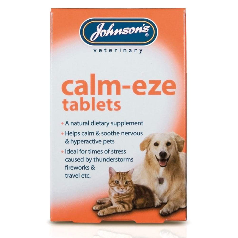 Johnsons Calm-Eze Calming Tablets for Cats & Dogs 36 Tabs (6 Packs) - Percys Pet Products