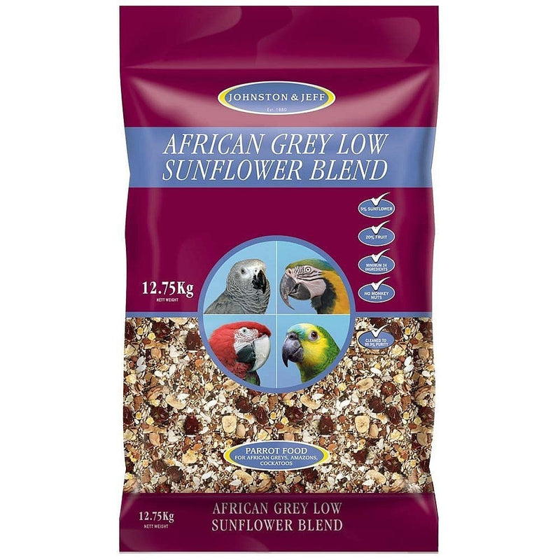 Johnston & Jeff Low Sunflower African Grey 12.75kg - Percys Pet Products