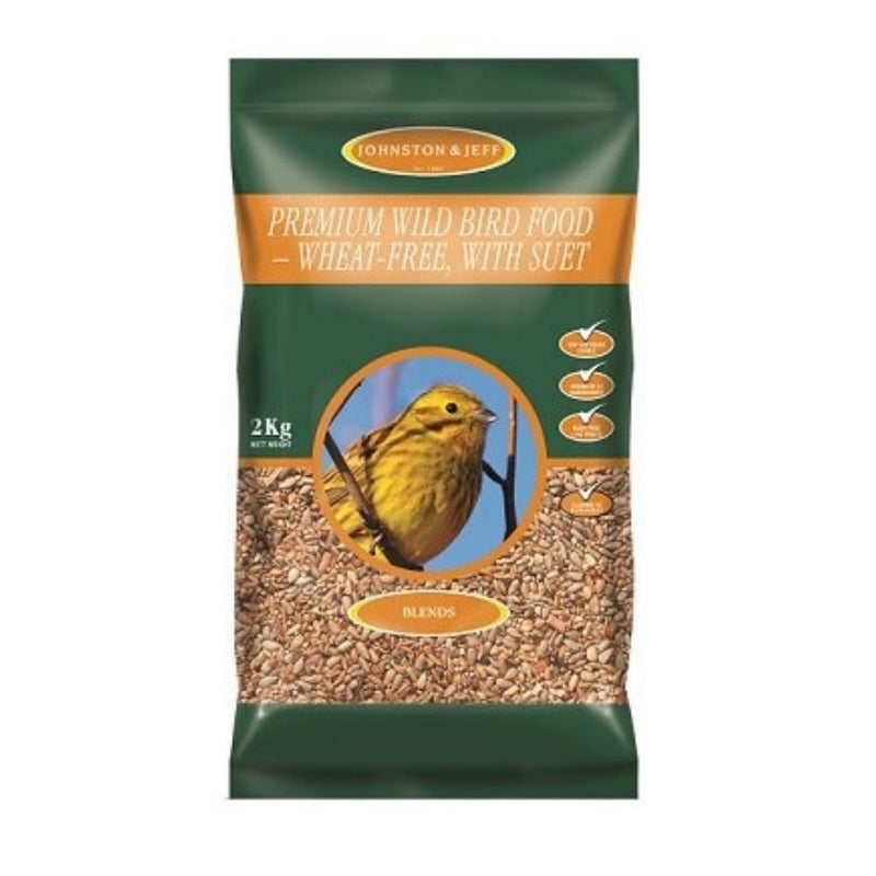 Johnston & Jeff Premium Wild Bird Seed with Suet Food - Percys Pet Products