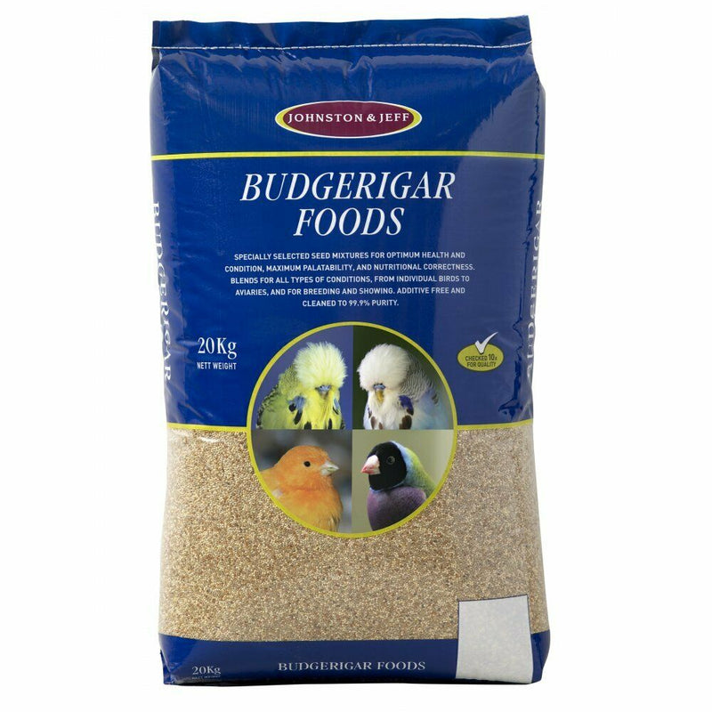 Johnston & Jeff Super 50 Budgie Seed - 20kg - Percys Pet Products