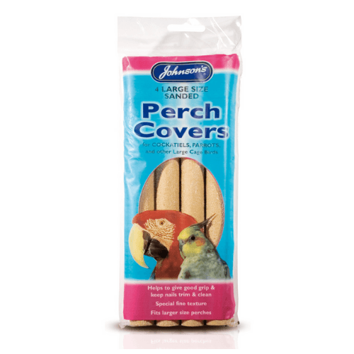 JVP Large Perch Covers for Parrots & Cockatiels 8 x 4 - Percys Pet Products