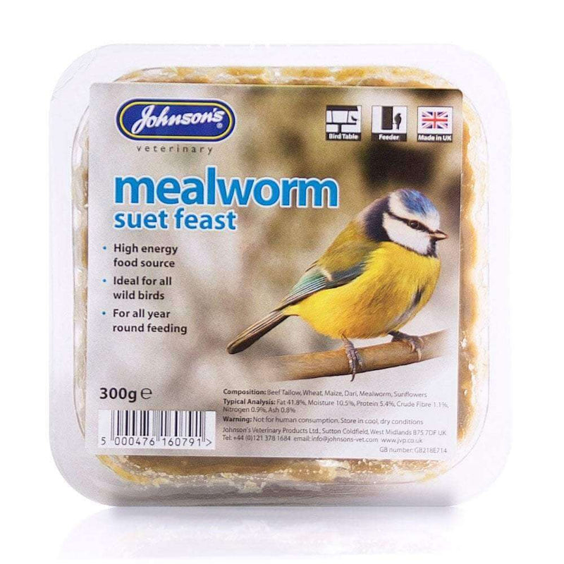 JVP Mealworm Suet Feast 8 x 300g - Percys Pet Products