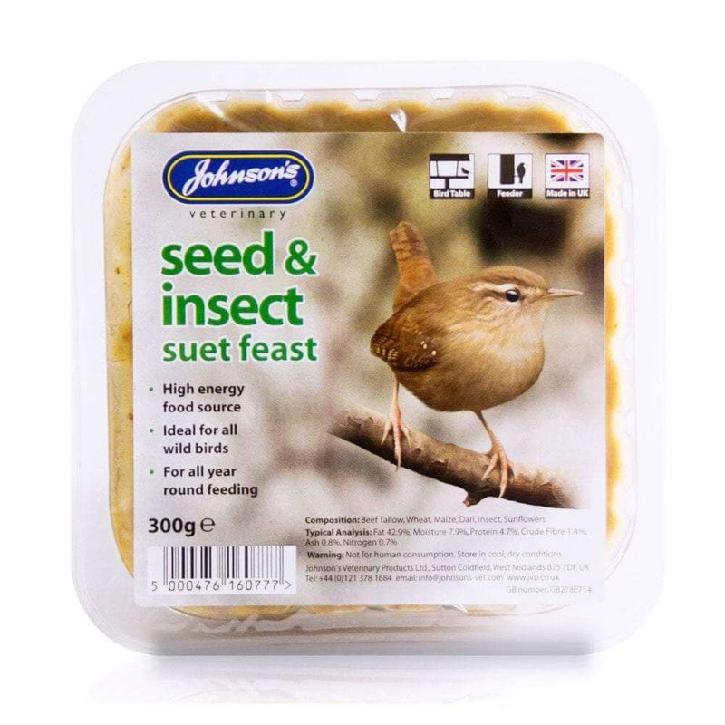 JVP Seed & Insect Suet Feast 8 x 300g - Percys Pet Products