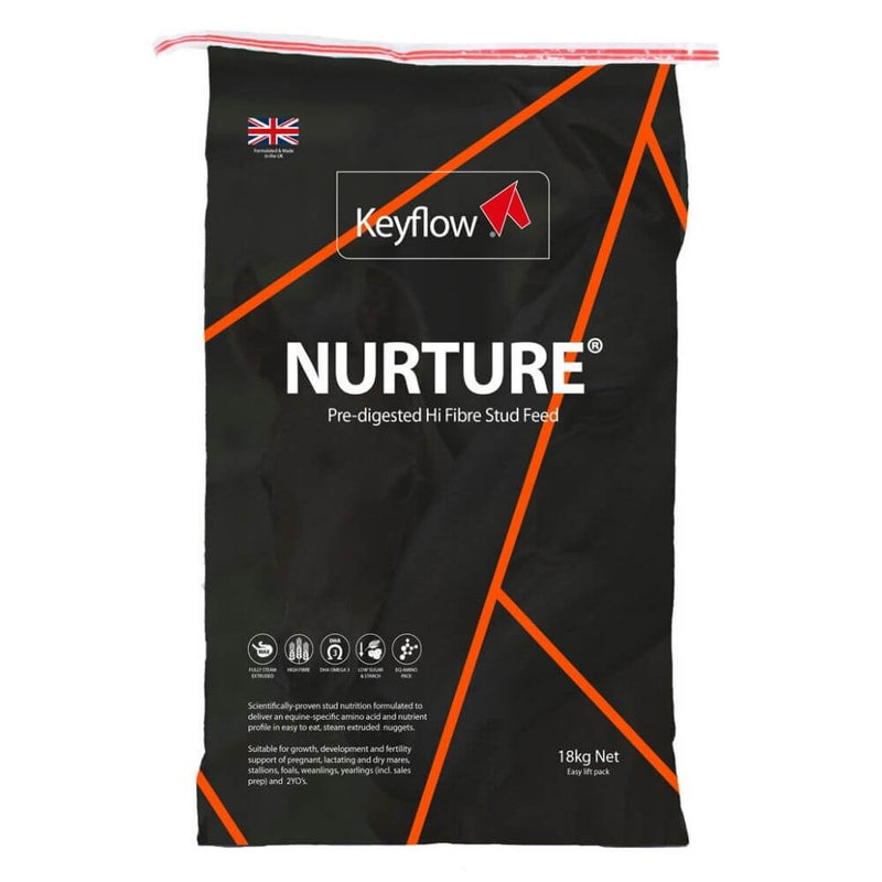 Keyflow Nurture Hi Fibre Stud Feed 18kg - Percys Pet Products