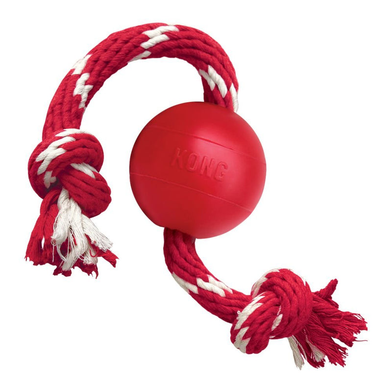 KONG Ball with Rope Dog Toy - Percys Pet Products