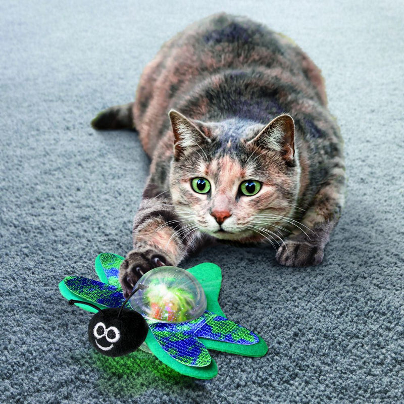 KONG Bat-A-Bout Flicker Firefly Cat Toy - Percys Pet Products