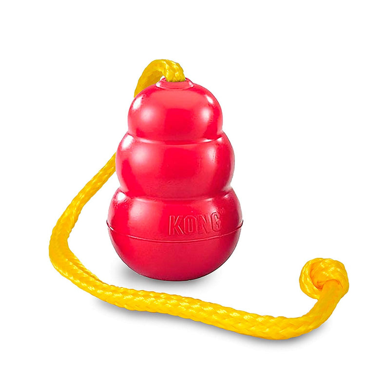 KONG Classic with Rope Dog Toy - Percys Pet Products