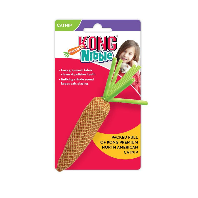 KONG Nibble Carrots Cat Toy - Percys Pet Products