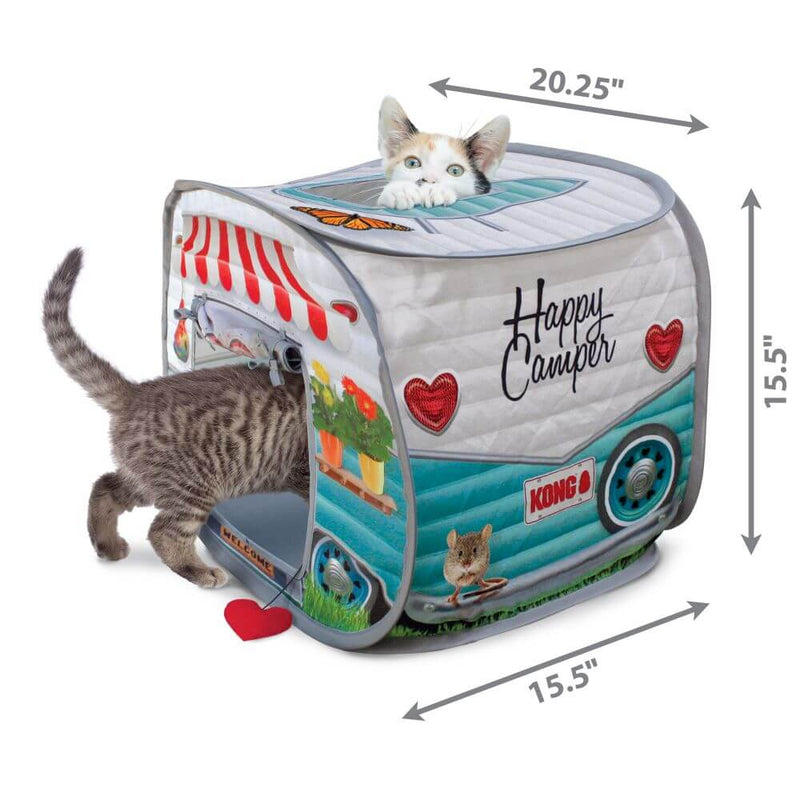 KONG PlaySpaces Camper Hideaway Cat Toy - Percys Pet Products