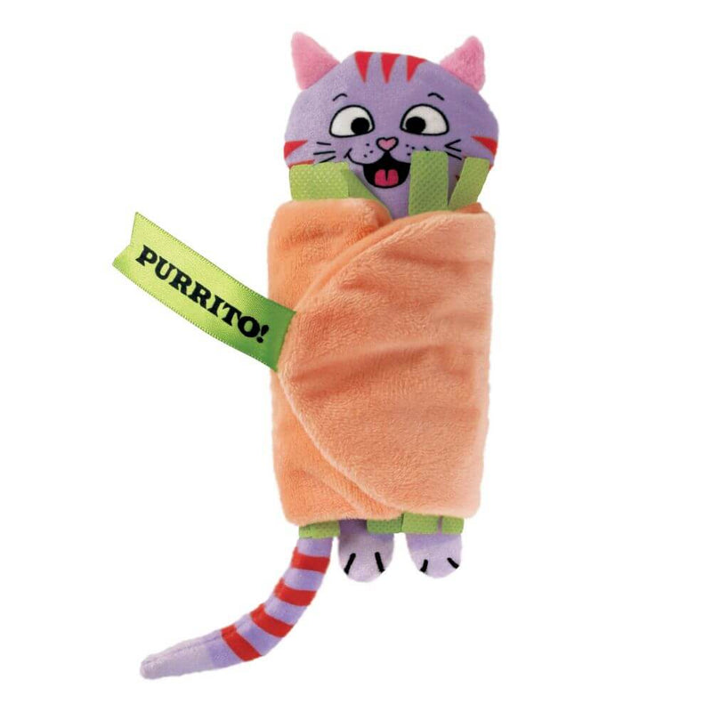 KONG Pull-A-Partz Purrito Cat Toy with Catnip - Percys Pet Products