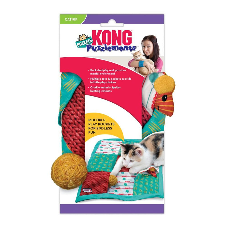 KONG Puzzlements Pockets Cat Toy - Percys Pet Products