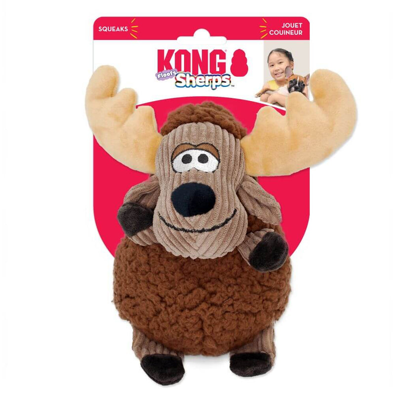 KONG Sherps Floofs Moose Dog Toy - Percys Pet Products