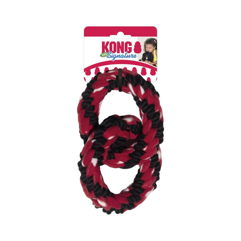 KONG Signature Rope Double Ring Tug Dog Toy - Percys Pet Products