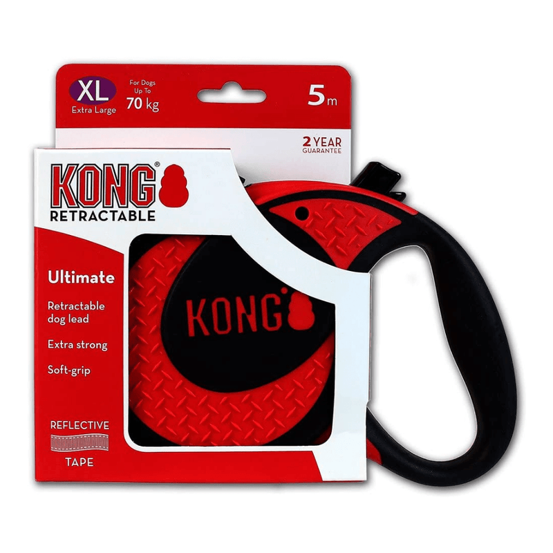 KONG ULTIMATE Retractable 5m Tape Dog Leash - Percys Pet Products