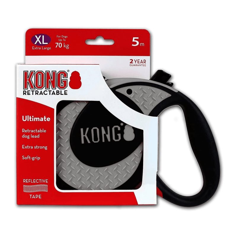 KONG ULTIMATE Retractable 5m Tape Dog Leash - Percys Pet Products