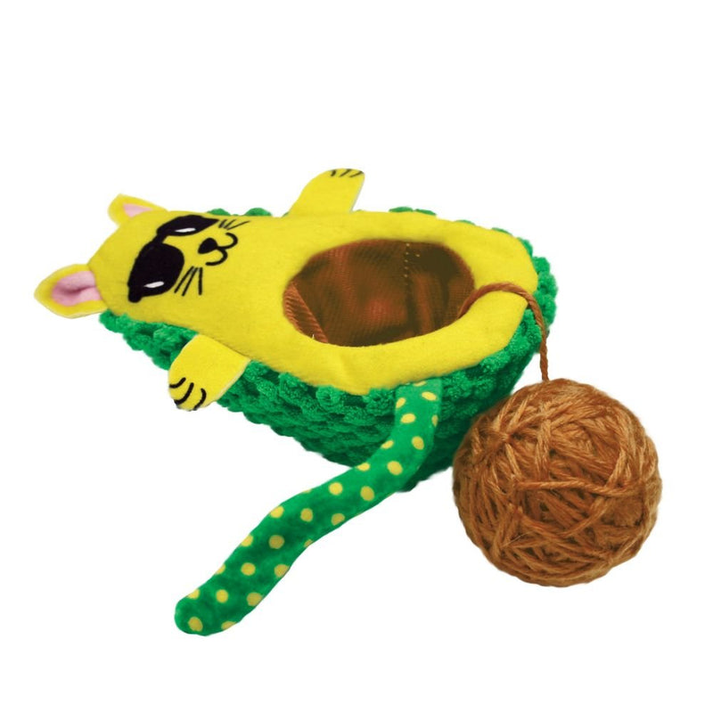 KONG Wrangler AvoCATo Interactive Cat Toy with Catnip - Percys Pet Products