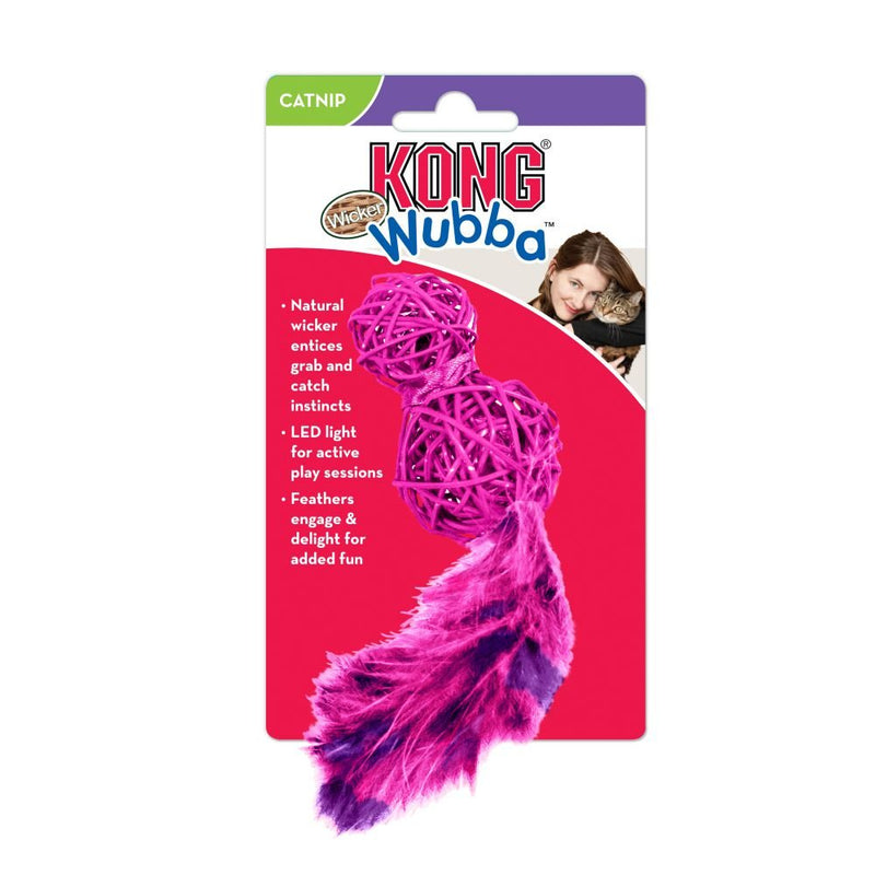 KONG Wubba Wicker Cat Toy - Percys Pet Products