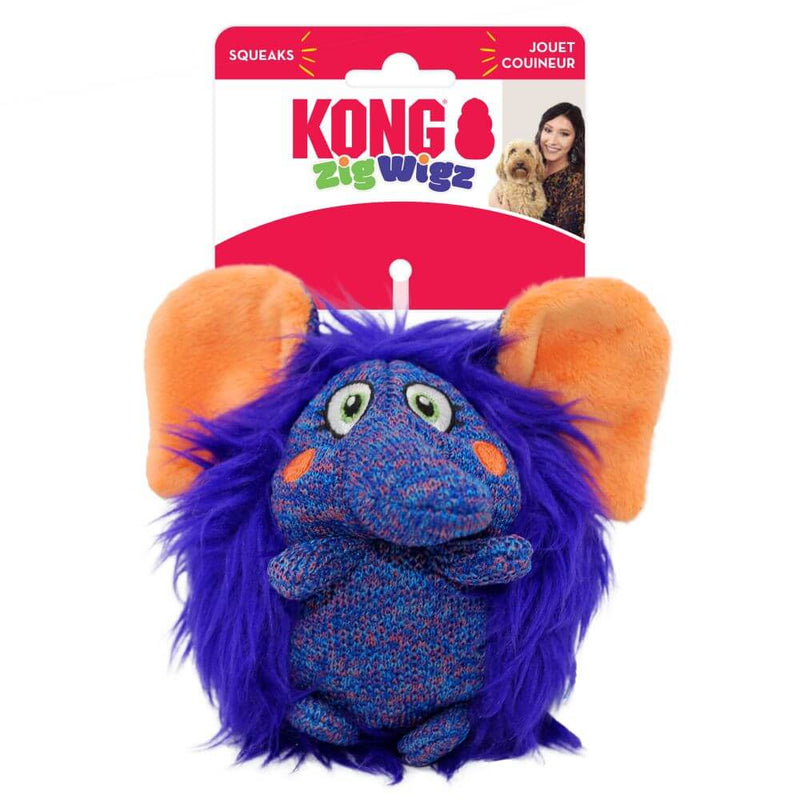 KONG ZigWigz Dog Toy with Low Tone Squeaker - Percys Pet Products