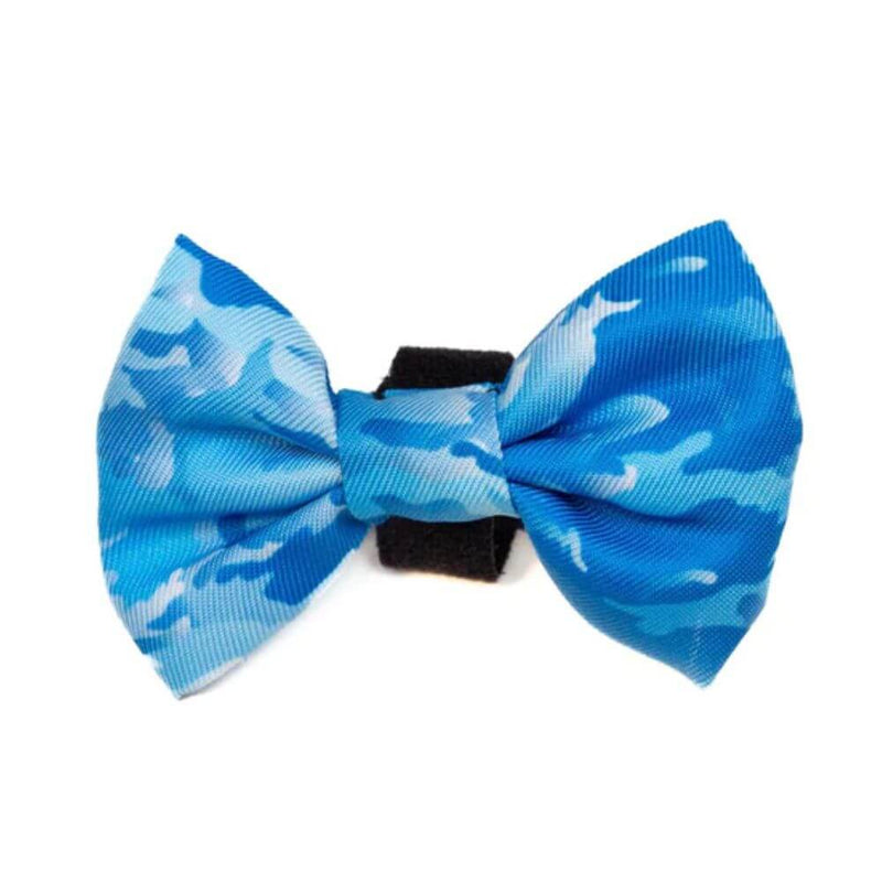 Long Paws Funk The Dog Bow Tie in Blue Camo - Percys Pet Products