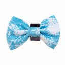 Long Paws Funk The Dog Bow Tie in Blue Tie Dye - Percys Pet Products
