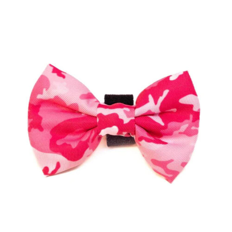 Long Paws Funk The Dog Bow Tie in Pink Camo - Percys Pet Products