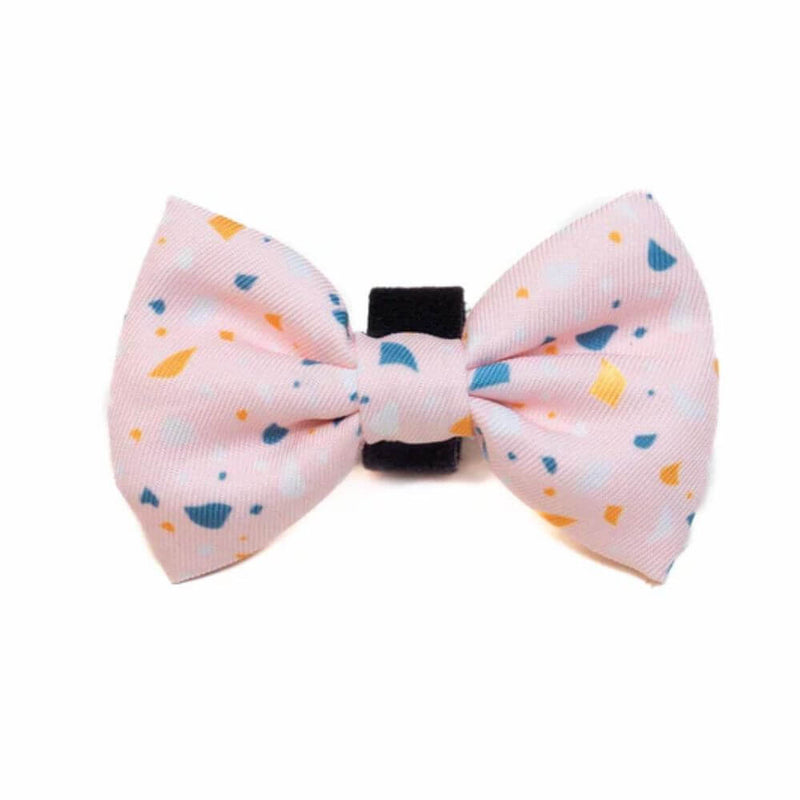 Long Paws Funk The Dog Bow Tie in Terrazo Pink - Percys Pet Products