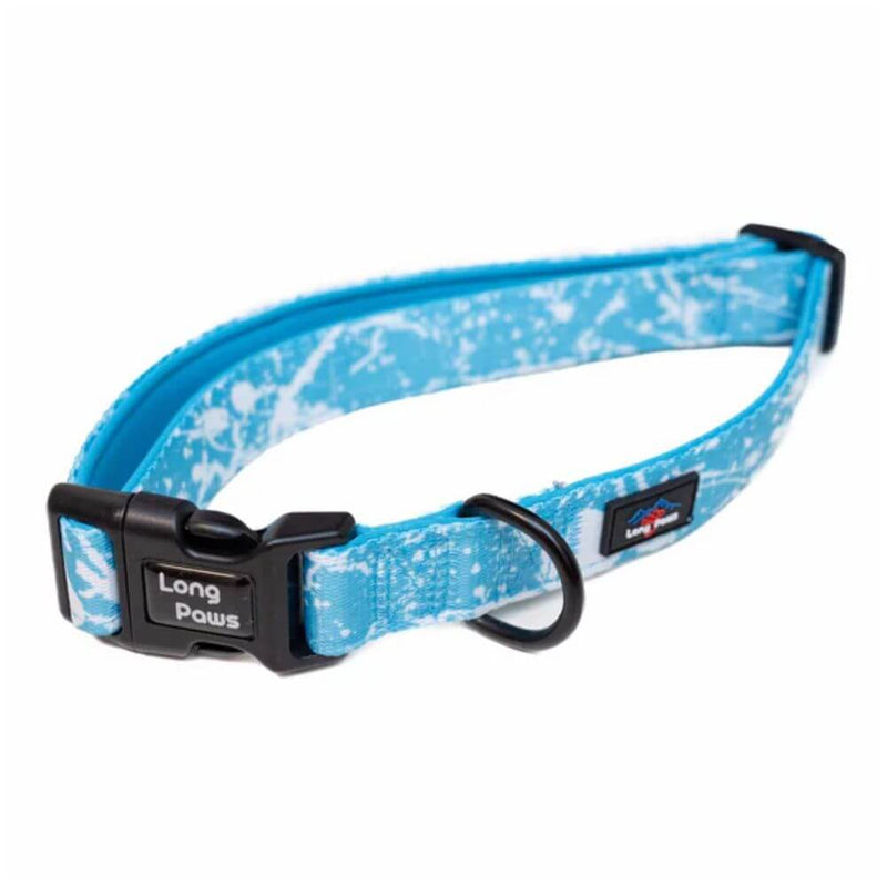 Long Paws Funk The Dog Collar in Blue Tie Dye - Percys Pet Products