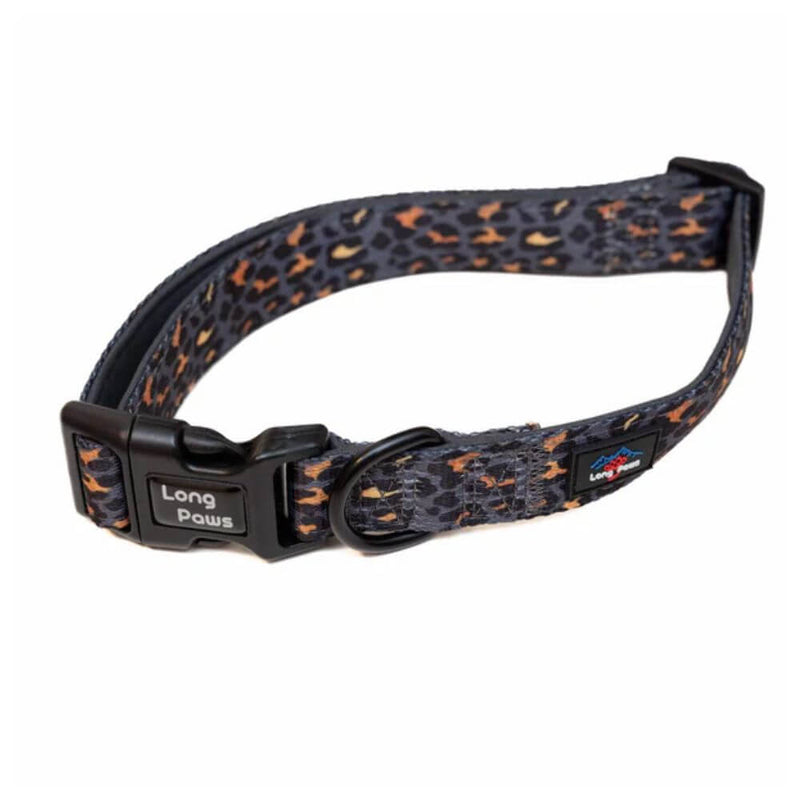 Long Paws Funk The Dog Collar in Gold Black Leopard - Percys Pet Products