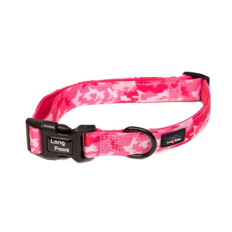 Long Paws Funk The Dog Collar in Pink Camo - Percys Pet Products