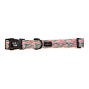 Long Paws Funk The Dog Collar in Pink Green Zebra - Percys Pet Products