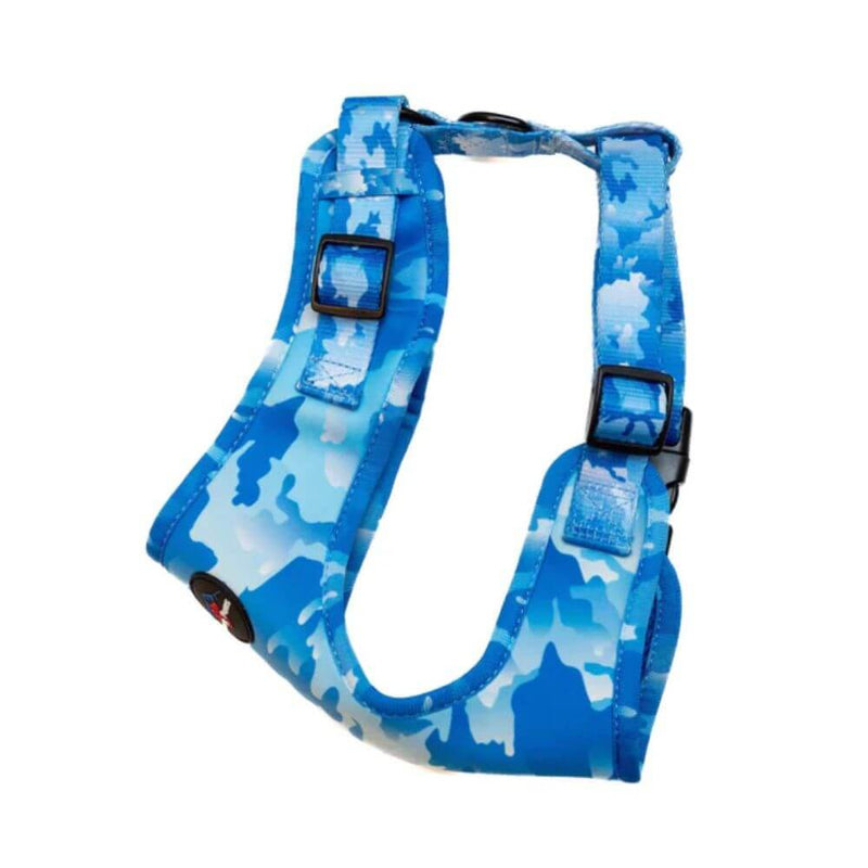Long Paws Funk The Dog Harness in Blue Camo - Percys Pet Products