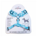 Long Paws Funk The Dog Harness in Blue Tie Dye - Percys Pet Products