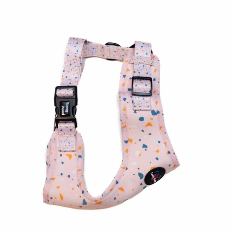 Long Paws Funk The Dog Harness in Terrazo Pink - Percys Pet Products